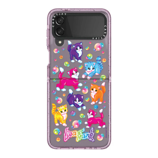 Kitten Bubbles | Galaxy Z Flip - Standard Case - Image 3