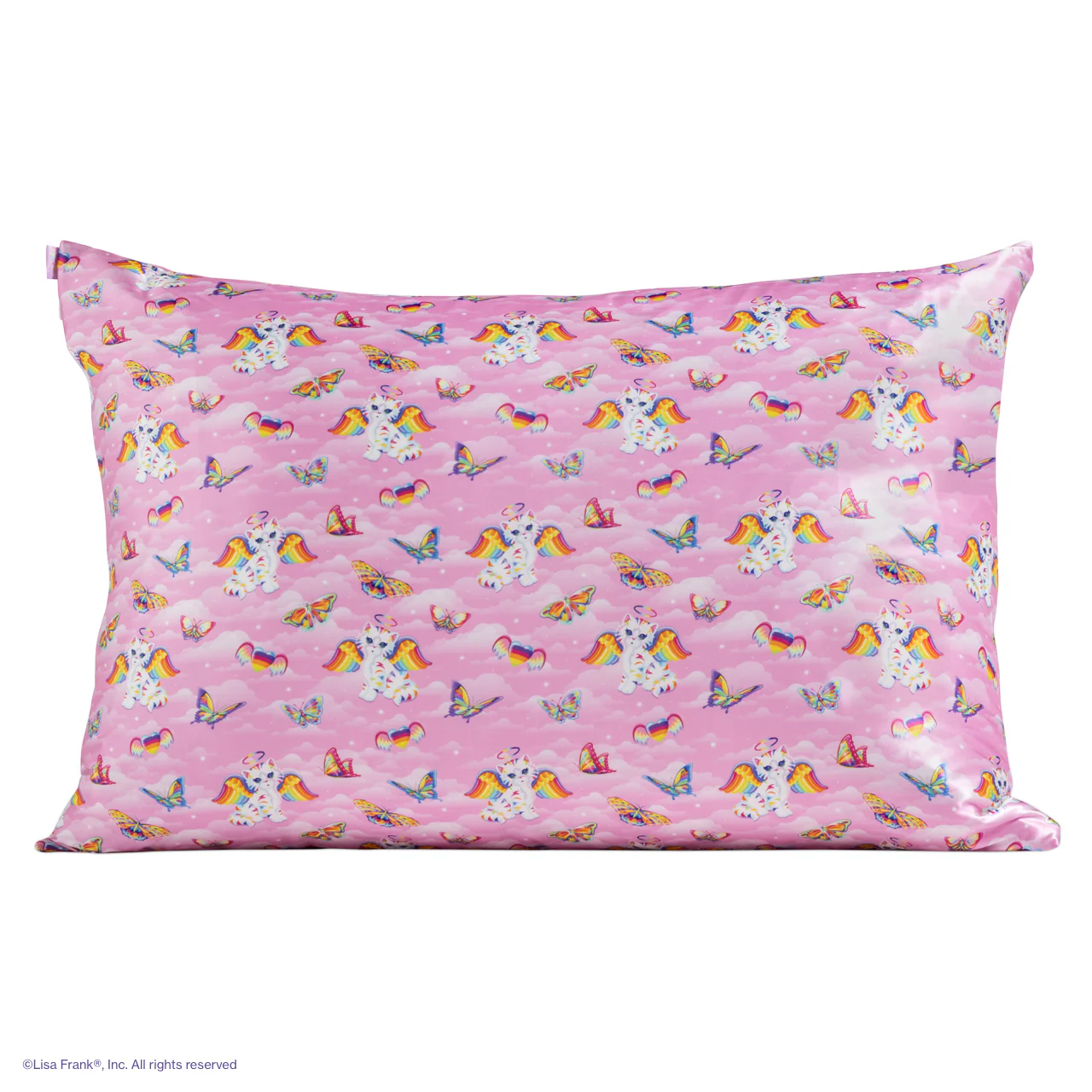 Lisa Frank x Kitsch Satin Pillowcase in Angel Kitty™ - Image 4