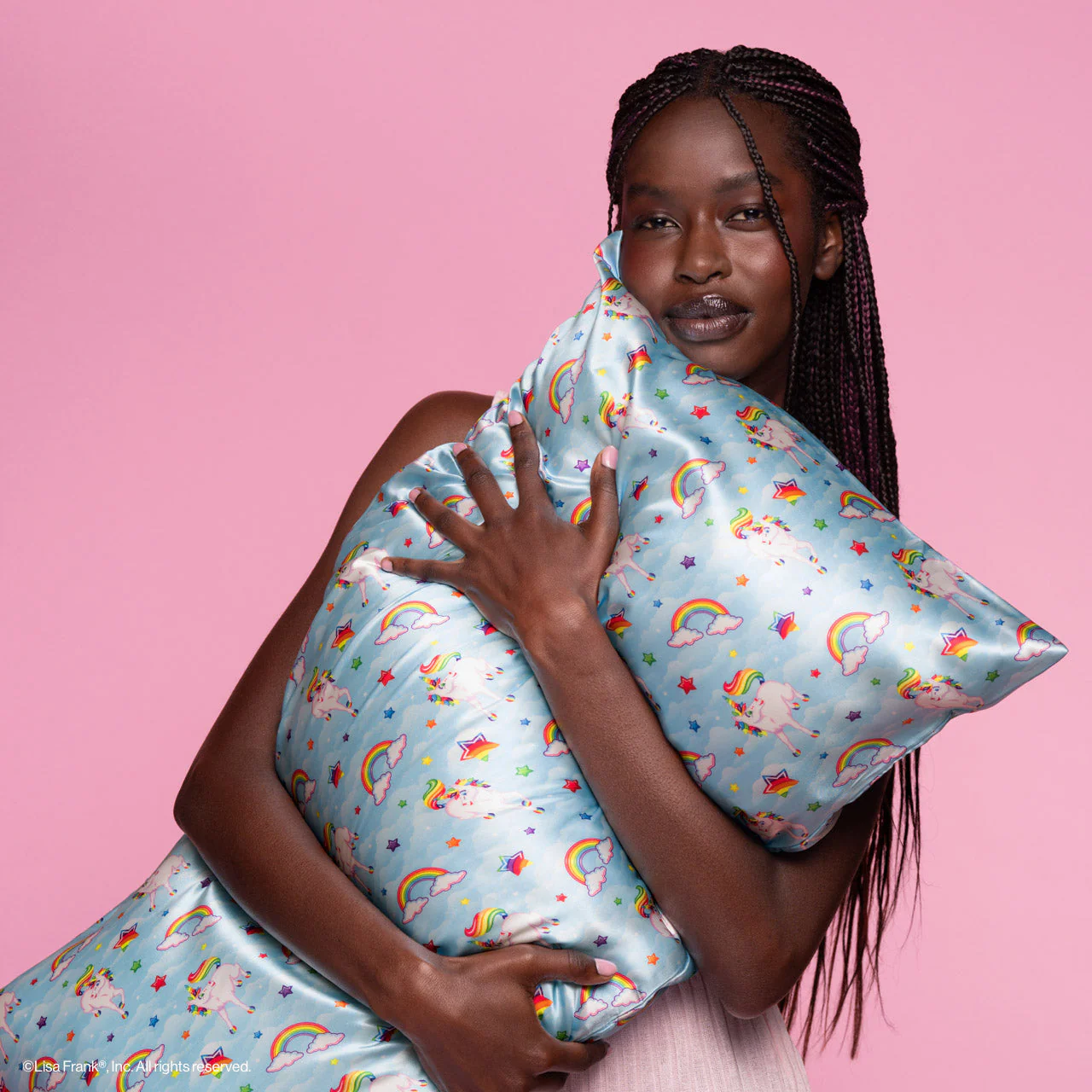 Lisa Frank x Kitsch Satin Pillowcase in Markie™ - King - Image 4