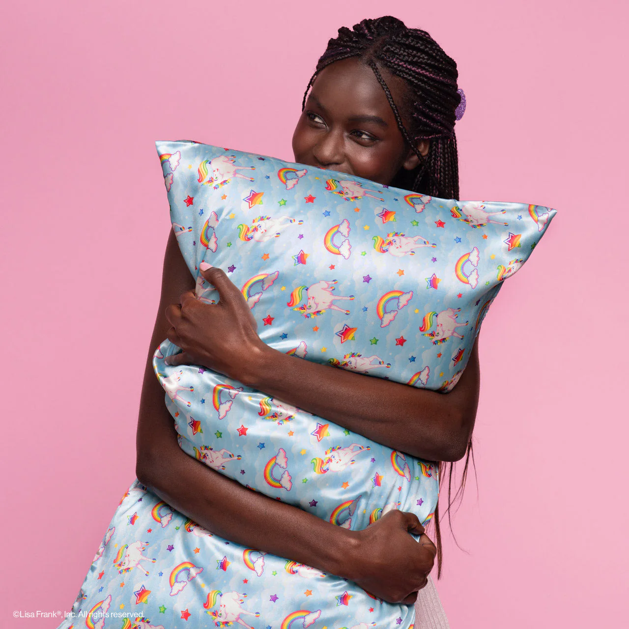 Lisa Frank x Kitsch Satin Pillowcase in Markie™ - King - Image 5